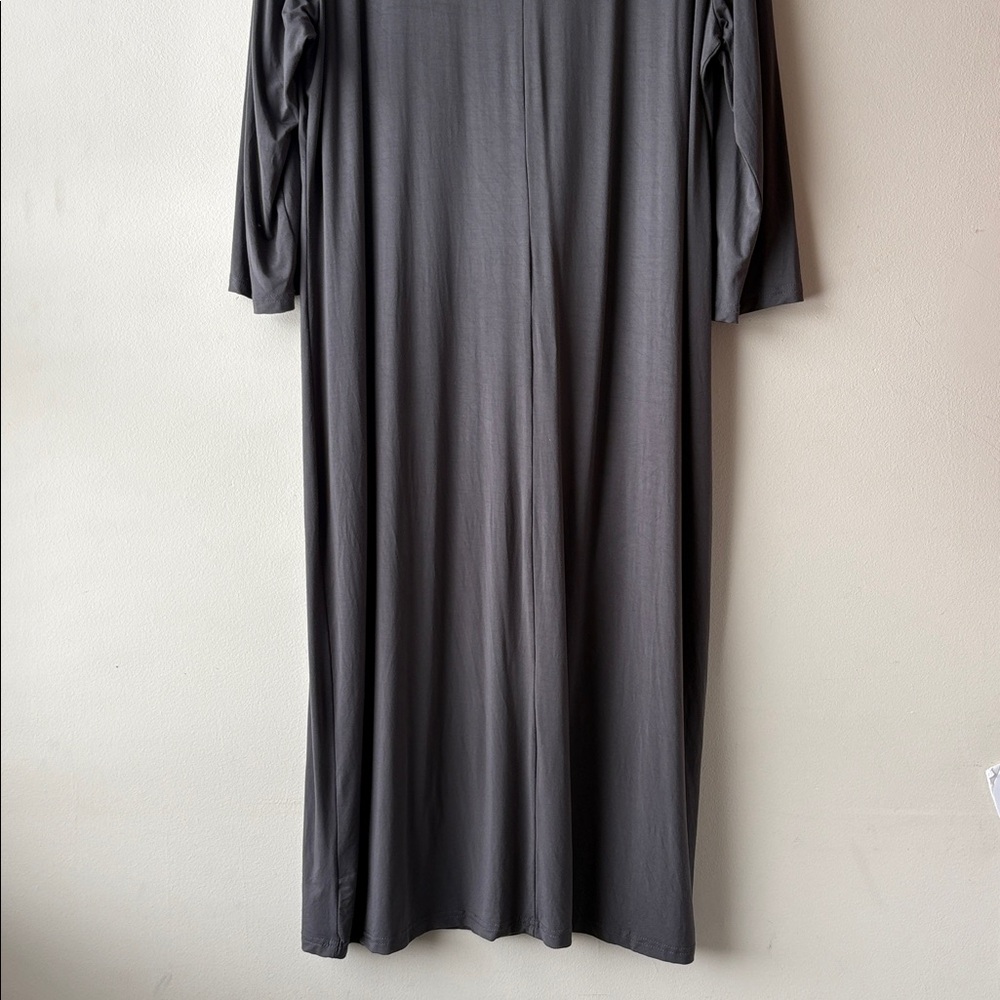 NUGGLES Simple Layering Midi Dress Dark Grey - Picture 7 of 7